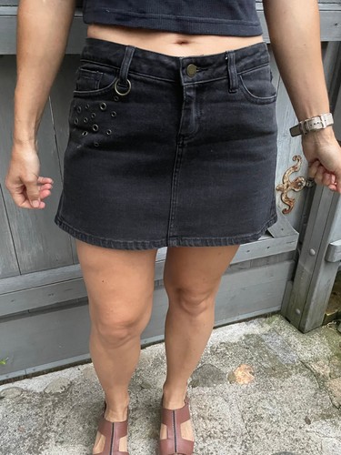 Mng mango jeans mini rock - jeans,