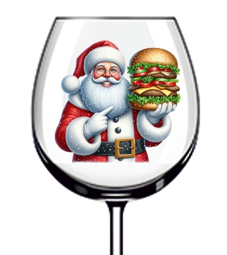 12x bunte weihnachten santa - bunte,