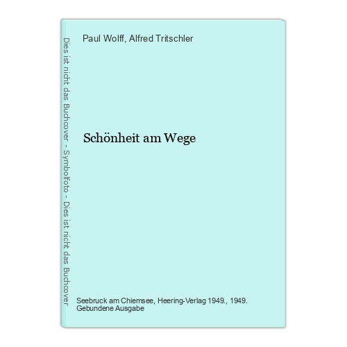 Schönheit wege wolff paul - wolff,,