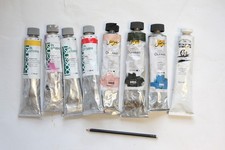8x 200ml Künstler Ölfarbe Goya Boesner Konvolut Set Malerei Winsor Newton
