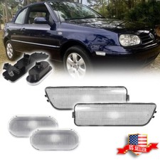 4PCS Clear Front Bumper Side