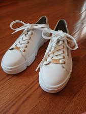 Rieker White Leather Low Top