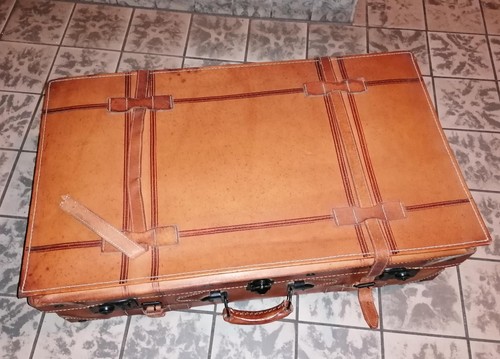 Vintage lederkoffer alter - vintage,