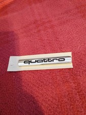 Audi Quattro Schriftzüge