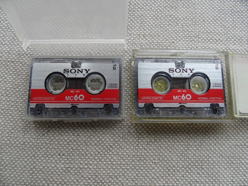 Sony microcassette - sony, mc