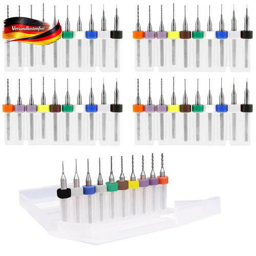 Microbohrer set stück - 40, für