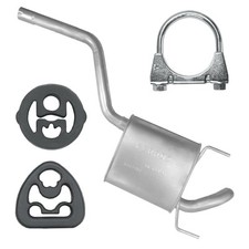 Auspuff Endtopf für Mercedes C C180 C200 W202 T202 1.8 2.0i 2.0D Limousine Kombi