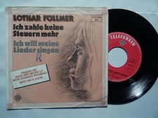 7"-Sg - LOTHAR FÖLLMER: Ich