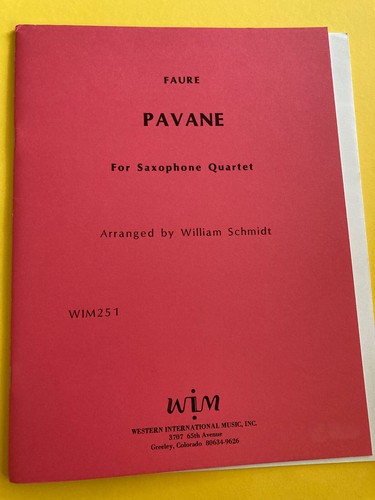 Pavane faure arr w - faure,,