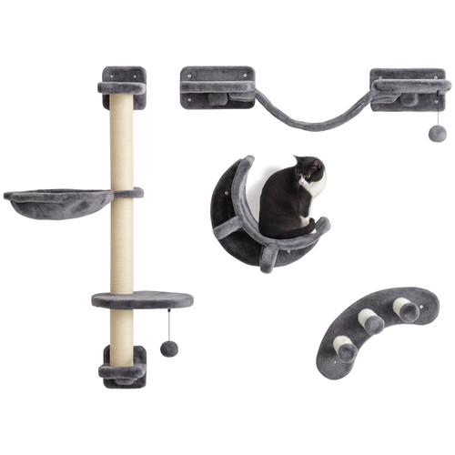 Kletterwand katzen teilig - kletterwand, 4-teilig