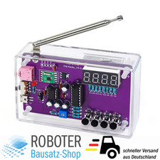 Bausatz FM Radio zum Löten mit Gehäuse V4.0 DIY-Elektronik RDA5807S 87-108 MHz