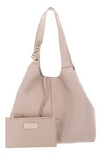 COCCINELLE C-Easy Shopper L Schultertasche Utensilientasche Rosette beige Neu