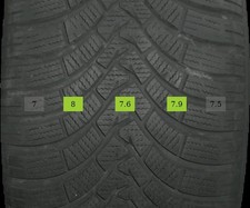 255/45 R18 103V Winterreifen Falken Eurowinter 7mm DOT 2820 - 2 REIFEN