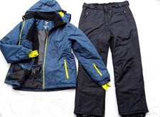 skianzug blau gelb schwarz  54