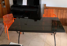 MBM SpringHill Esstisch oder Gartentisch mit hochwertiger Glasplatte