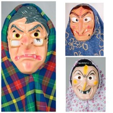 Hexenmaske mit Kopftuch