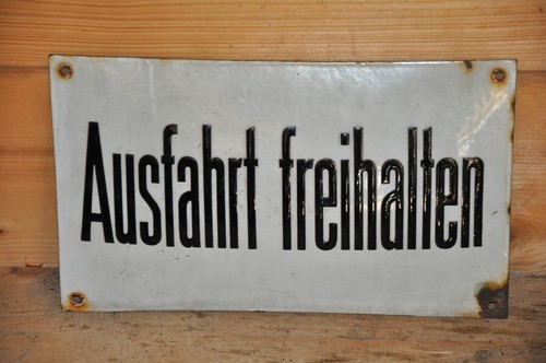 Altes emailschild ausfahrt - altes, emailschild,ausfahrt