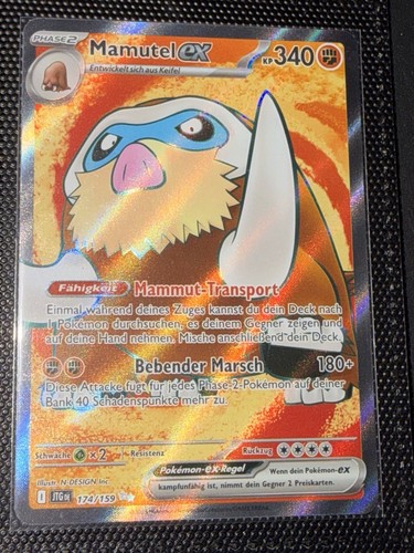 Pokemonkarte mamutel - pokemonkarte,