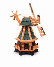 Garten Windmühle Holz 70 cm