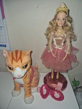 Barbie 12 Tanzende Prinzessinnen Genevieve XXL Puppe Und Katze Twyla