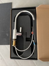 Mega Massiv Hahn Wasserhahn Küche Grohe Silber Hochglanz Gross 35 cm Wie neu