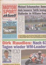 Motorsport aktuell 29/1993