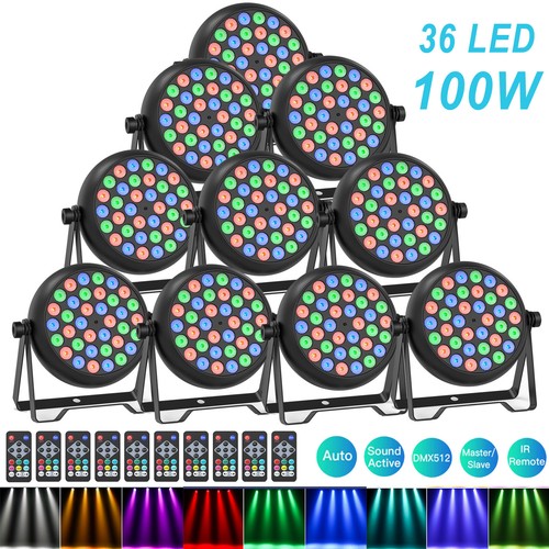 10stk 100w rgb - 10stk, par