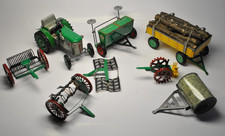 Vintage Aufzieh Traktor Anhänger Kovap Nachod Zetor Blechspielzeug tin toy