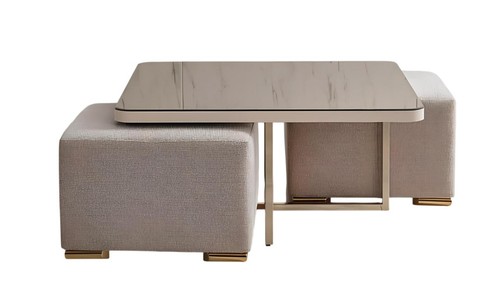 Couchtisch moderner stil beige - couchtisch,