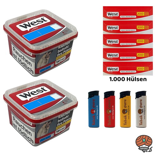 West red tabak stopftabak - red, /