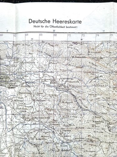 Deutsche heereskarte - deutsche,