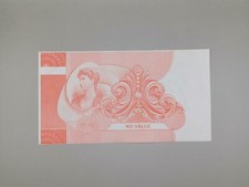 DE LA RUE , Test Note, NO VALUE, Specimen