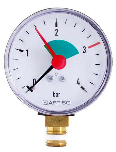 Afriso manometer heizung 63 - manometer,