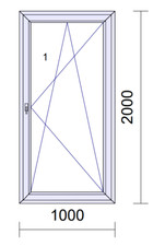 Schüco Balkontür Corona CT70-AS