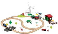 Holz Eisenbahn Set Kinder Farm