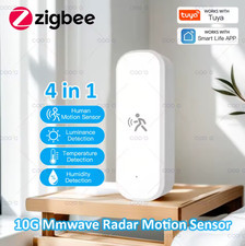 Tuya 10G 4-in-1-Bewegungssensor für Menschen, Zigbee MmWave, Radarwarner mit