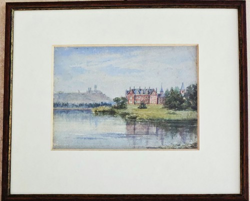 Aquarell gerahmt englische - gerahmt,,
