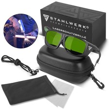 STAHLWERK Laserschutzbrille 800 - 1.320 nm Laserbrille Augenschutz DIN EN 207