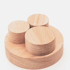 Buche Holzscheibe Rund