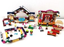 2 Sets Lego Friends 41322 Eislaufplatz+ Lego Friends 41334 Andreas Bühne im Park