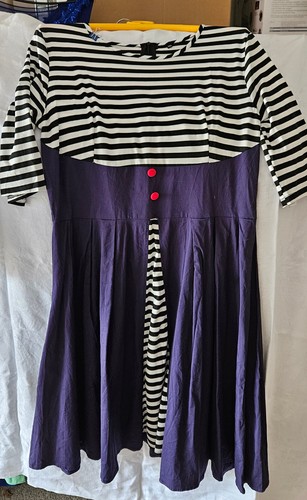 Maritimes kleid rockabilly - im,