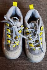 Fila Turnschuh, Schnürschuh, Halbschuh,  Gr. 25, grau/neongelb, getragen