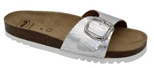 Scholl Damenschuhe Pantolette Sandalen Softstep silber 40 Neu 8038