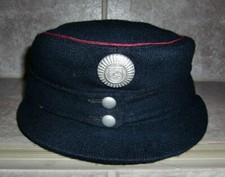 DDR KVP Feuerwehr Thüringen 50er Jahre Orig. Garant Baschlikmütze Skimütze Gr.56