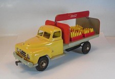 GÖSO Tin-Toys Blech Hanomag LKW Coca Cola Schwungradantrieb Länge 21cm #3239