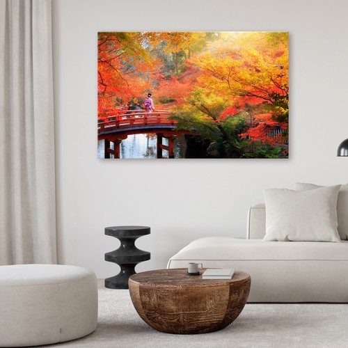 Frau herbst park - park, natur