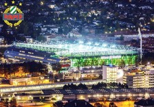 Postkarte : Rapid  WIEN - Allianz Stadion bei Nacht