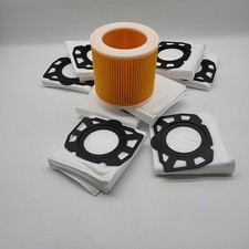 AVAENZO 8 Stück KFI 357 Staubsaugerbeutel 2.863-314.0 1 Stück Patronenfilter KFI