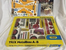 Trix Metallbau A + B komplett gefüllt, Ordentlicher Zustand, Sammlungsauflösung