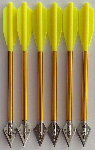 Alubolzen mit jagdspitzen - 6,